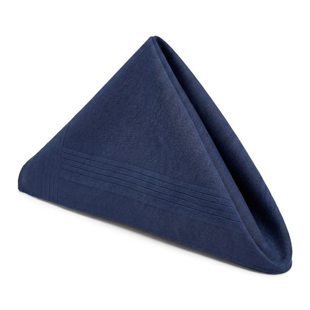 REGALWOVEN Juego de 12 Servilletas de Tela, Servilletas de Cena Lavables y Reutilizables para el Hogar, Restaurante, Bodas, Eventos y Fiestas Cian 16x16 pulgadas