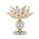 thumbnail image 1 of Candelabro De Candelabro De Candelita De Loto De Vidrio Para Decoración De Fiesta En Casa Amarillo, 1 of 5