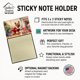 thumbnail image 3 of Dispensador recargable con soporte para notas adhesivas Norwich Terrier, 3 of 7