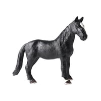 Bothyi - Figura De Caballo Simulación Decoración De Escritorio Modelo De Caballo Para Regalos A Partir De 3 Años Niño Niña Negro Completo