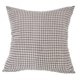 thumbnail image 1 of Funda de almohada de pana color sólido sofá cuadrado cojín gris funda, 1 of 5