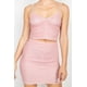 thumbnail image 4 of Conjunto De Top De Tirantes Fruncido Y Minifalda, 4 of 5
