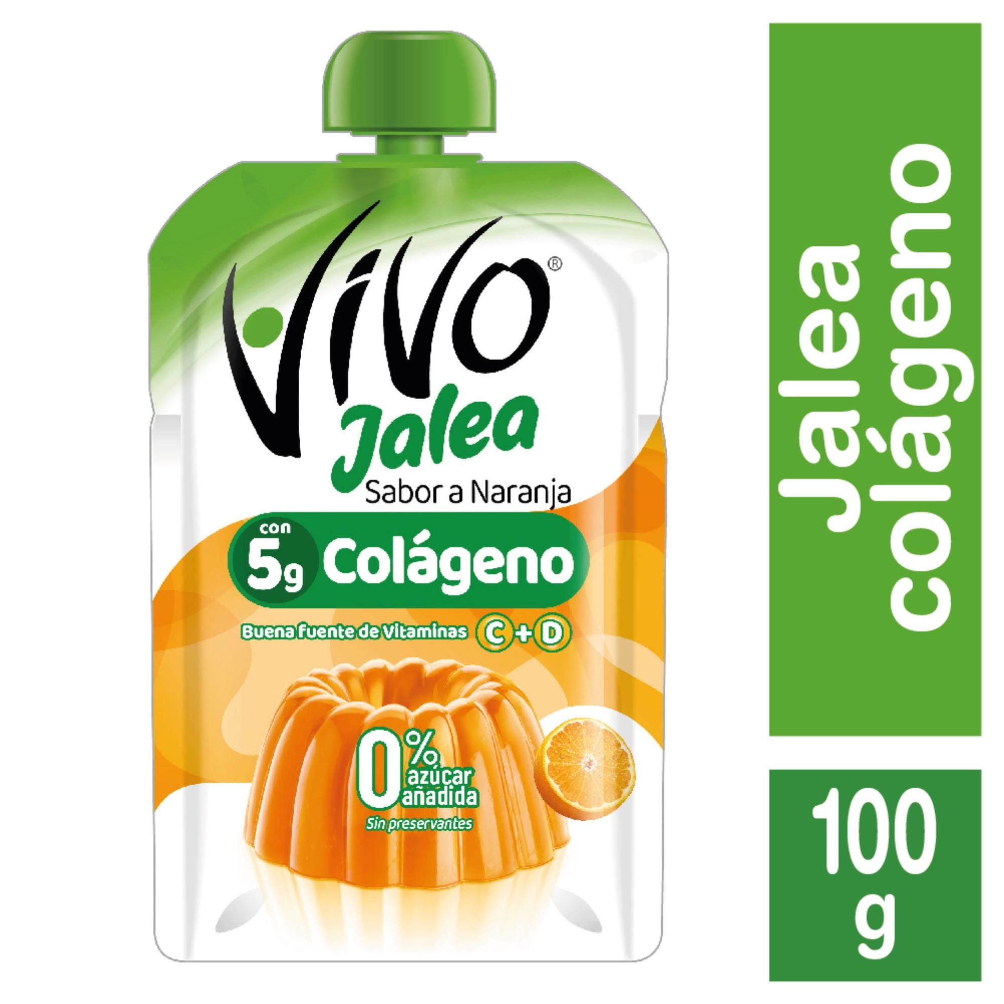 Jalea Colágeno Naranja 100 g Vivo