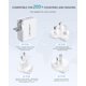 thumbnail image 2 of Cargador de pared USB LENCENT 22W/4.4A adaptador de viaje de 4 puertos, 2 of 7