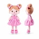 thumbnail image 3 of Muñeca de trapo rosa, 3 of 3