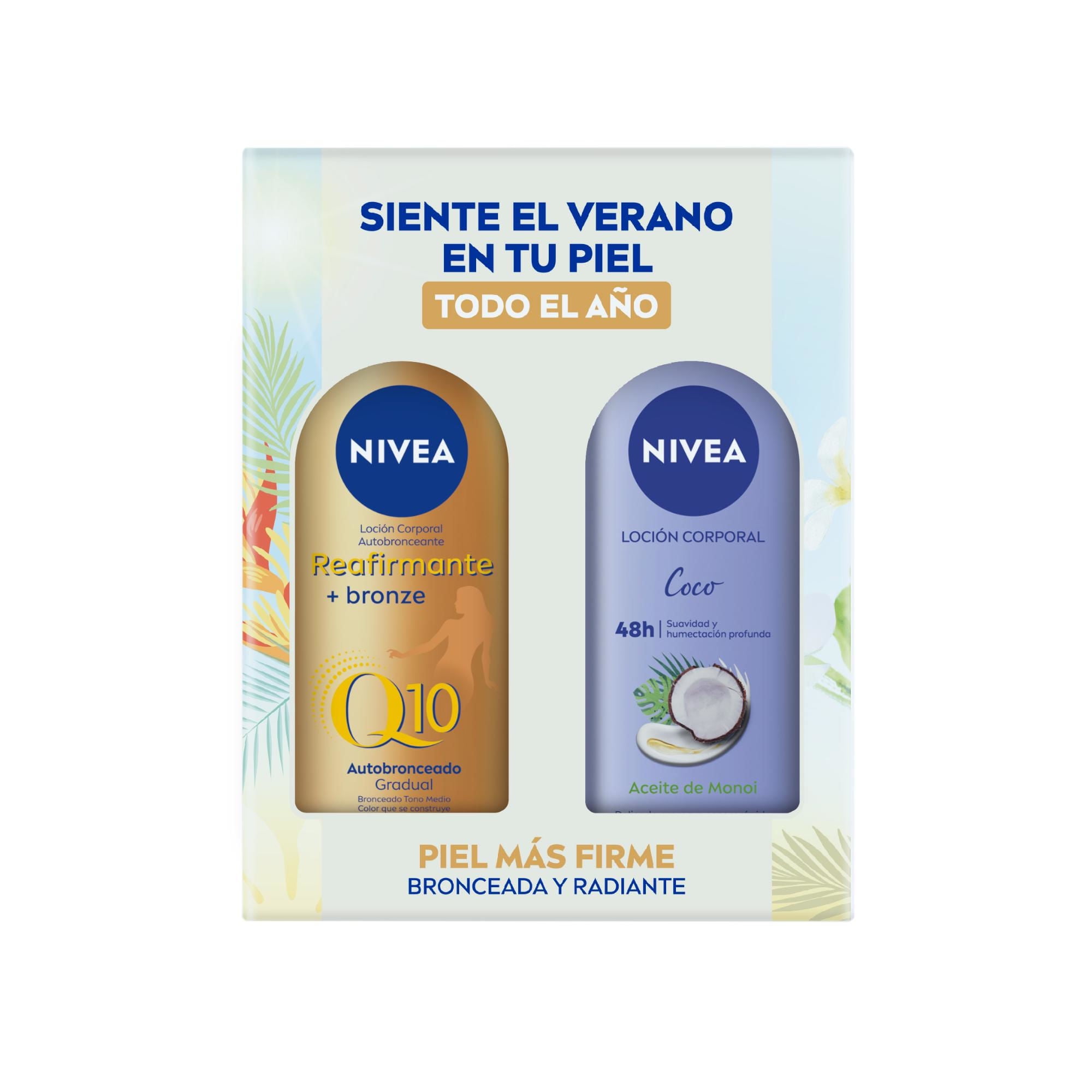 Crema Corporal Bronze + Senses Coco Pack 800 ml Nivea