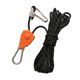 thumbnail image 3 of Cuerda Suspensión Ratchet Tightener Grow Light Hangers Para Canopy Outdoor Climbing 4m Black, 3 of 5