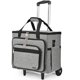 thumbnail image 1 of Bolso rodante FINESUN 43x24x33 cm gris con ruedas, 1 of 7