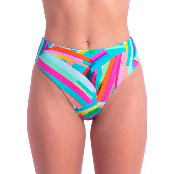 Bikini pin up tanga estampado verde (solo calzon) Talla L