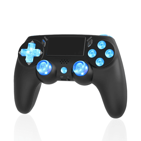 Genérico - Mando Para Ps4/Slim/Pro, Mando Inalámbrico Con Luz, Con Doble Vibración Y Giroscopio De 6 Ejes.