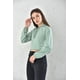 thumbnail image 3 of Poleron Crop Mujer Verde Escorte Detrás Con Capucha Talla S, 3 of 3