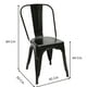 thumbnail image 3 of Silla Tolix Negra para Terraza, 3 of 4