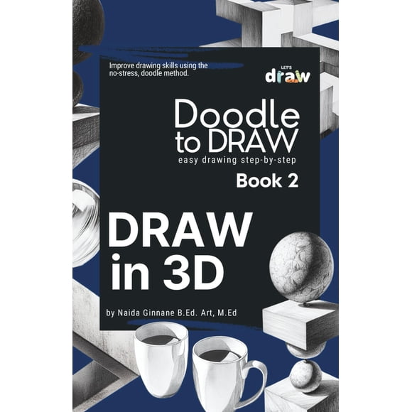 Majosta Doodle to Draw – Libro 2: Dibujo en 3D paso a paso