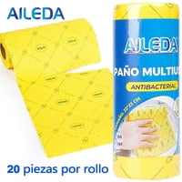 Aileda Paño De Limpieza Trapero 22X23Cm Rollo 20 Unidades