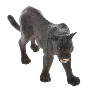 Genérico - Estatuilla De Animales Salvajes De Pantera Negra Realista, Modelo De Figura, Juguete Para Regalo Para Niños