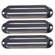 thumbnail image 2 of tapas de recogida de humbucker de doble carril caliente de plástico para parte de guitarra eléctrica negro, 2 of 3