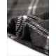 thumbnail image 5 of Falda corta de línea A con cintura elástica y diseño clásico de cuadros vintage para mujer para otoño e invierno en gris oscuro L, 5 of 6