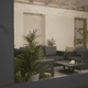 thumbnail image 3 of Cortina Cierre Terraza Gris Grafito 100x250 Cm Vincenzi, 3 of 7