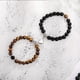 thumbnail image 1 of Heart Matching Couple Bracelets - Natural Stone Beads Yoga Bracelet for Romantic Lovers - Perfect Valentine's Day Gift, 1 of 5