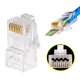 thumbnail image 1 of Conector Ethernet PETECHTOOL RJ45 Cat6a Cat6, paquete de 100, 1 of 5