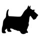 thumbnail image 1 of Decomural Scottie Dog Canine Pets WS-34722, 1 of 2