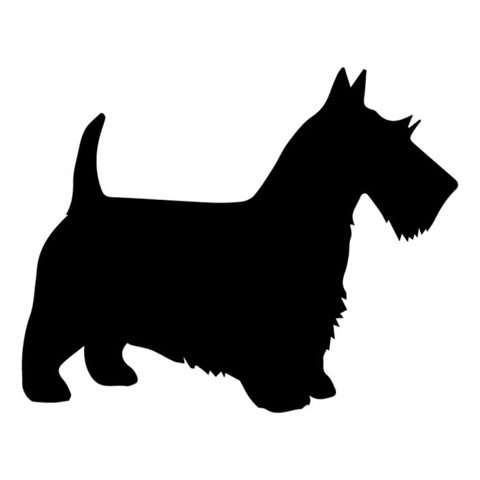 Rienda Libre Graphics - Decomural Scottie Dog Canine Pets Ws-34722
