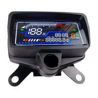 Magideal - Velocímetro Digital Para Motocicleta, Indicador Multifunción Con Interfaz Usb, Alto Rendimiento, Con Reloj, Odómetro, Medidor De Motocicleta Para Cg12
