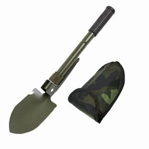 Frc - Pala Con Picota Plegable Acero Camping + Bolso Chica