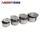 thumbnail image 2 of Juego de ollas Buffalo Tools SSTP4 de acero inoxidable, 8 piezas, 2 of 6