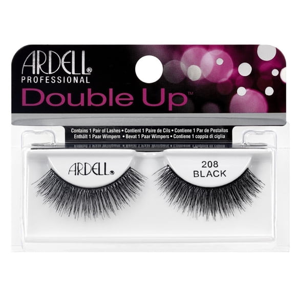 Pestañas postizas Ardell Double Up #208 Black Lashes