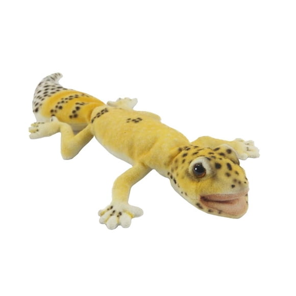 Títere de Dedo Hansa Toys USA Gecko Lagarto de Peluche Amarillo