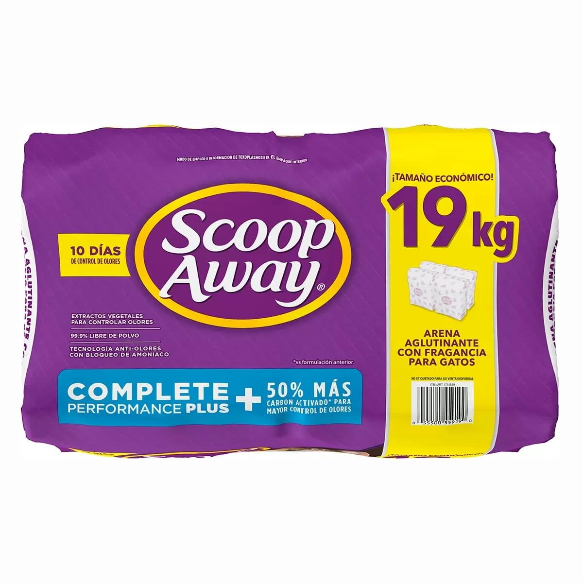 Arena para gatos Scoop Away Cat Spot Sand, 19 kg, antiolor
