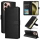 thumbnail image 5 of Funda Cartera para iPhone 16 Pro con Tarjetero, Soporte y Cordón - Protección Negro, 5 of 6