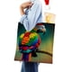 thumbnail image 4 of Loro Bolso de tela con estampado de lienzo para mujer, bolsa de compras reutilizable y estética, con cremallera interior, regalo para mujer,40*45cm., 4 of 6
