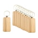 thumbnail image 3 of 10 Piezas En Blanco Llavero De Madera DIY Llaveros Estilo E 34x65mm, 3 of 5