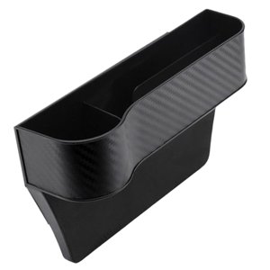 Magideal - Organizador De Relleno Para Huecos De Asiento De Coche, Organizador Lateral De Consola Multifuncional Premium De Alto Rendimiento, Fuerte Resistencia , Negro Izquierdo Style2 Negro Izquierda