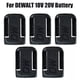 thumbnail image 1 of 5Packs Soporte de Almacenamiento para Herramientas para Makita/Bosch/Dewalt/Milwaukee 18V Batería de Iones de Litio Soporte de Ranuras para Máquina de Herramientas y Taladro, 1 of 7