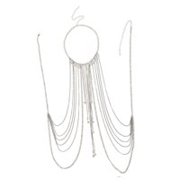 Ioensy - Cadena Para El Cuerpo Para Mujer, Cadena Para El Pecho A La Moda Para Fiestas, Festivales De Música, Danza Del Vientre