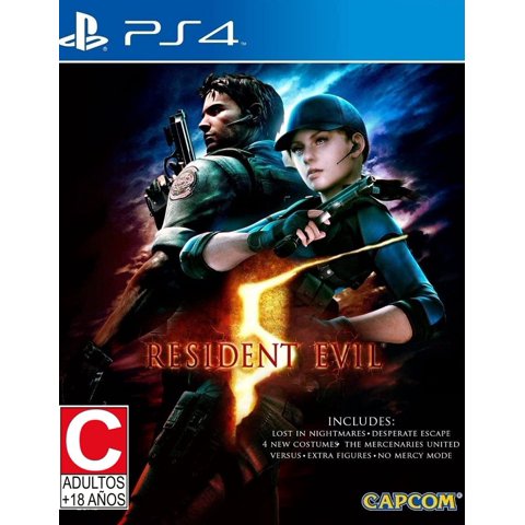Videojuego Capcom Resident Evil 5 Standard Edition Ps4