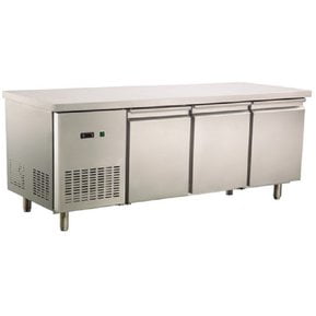 Ecobeck - Mesón De Trabajo Refrigerado 3 Puertas, Frío Forzado
