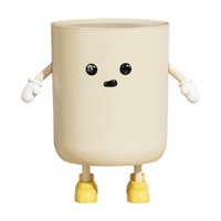 Bothyi - Lindo Bote De Basura Con Tapa, Bote De Basura De Cocina Para Dormitorio, Sala De Estar, Hogar, 12 L De Pie