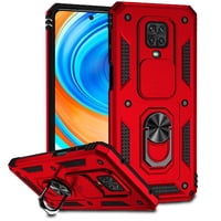 Estuche Gangxun Para Xiaomi Redmi Note 9 Pro, Soporte Giratorio 360°, Estilo Mecánico Y Magnético