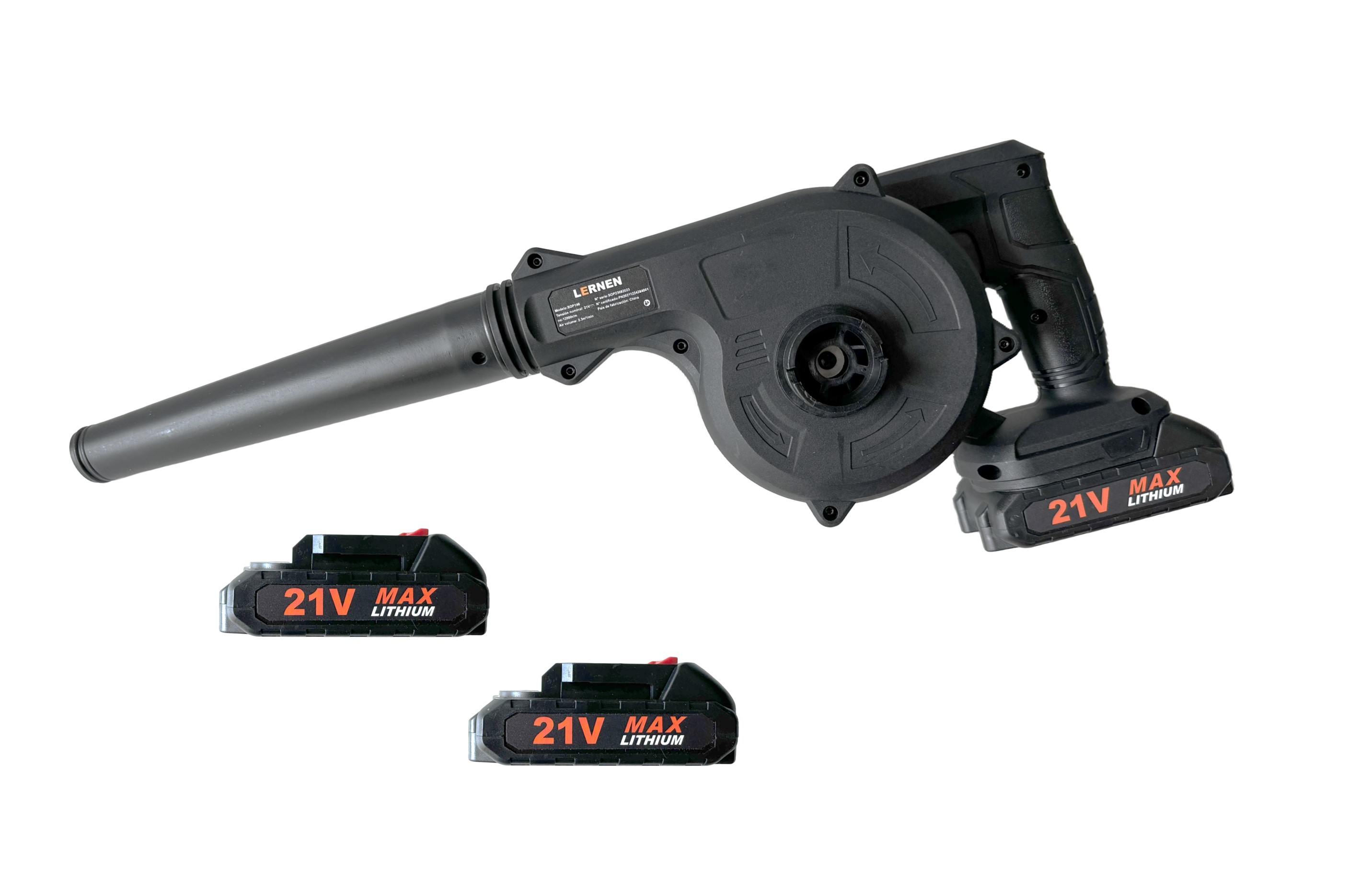 Lernen - Sopladora Aspiradora Inalámbrica Con 2 Baterías