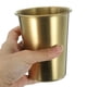 thumbnail image 3 of Xiao Hua Juego de 4 Piezas de Tazas de Cerveza de Acero Inoxidable para Vino, Café, Té y Bebidas Frías, Taza de Agua de Bebida Fría de una Sola Capa para Acampar Al Aire Libre, Dorado, 500ml, 3 of 4