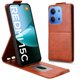 thumbnail image 4 of Funda tipo folio para Xiaomi Redmi 15C 173mm con soporte magnético y protección para la cámara Marrón, 4 of 6
