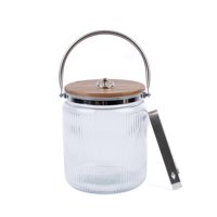 Hielera Vidrio Charlotte Tapa Madera 3,8Lts Simplit