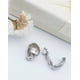 thumbnail image 2 of Aros Gota Espejo Plateada Sin Perforación Earcuff, 2 of 3