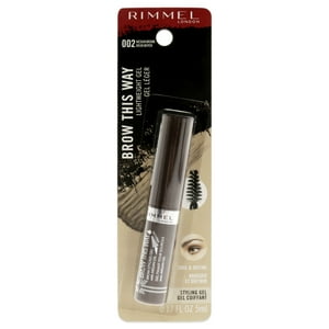 Rimmel London - Gel Ligero Para Cejas De Esta Manera - Marrón Medio De Riel London Para Mujeres - Gel Para Cejas