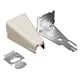 thumbnail image 1 of Pista de rodadura metálica Legrand Wiremold B-17 para extender la potencia, serie 500, conector de transición para conductos de 1/2 pulgada, color marfil (1 paquete), 1 of 7