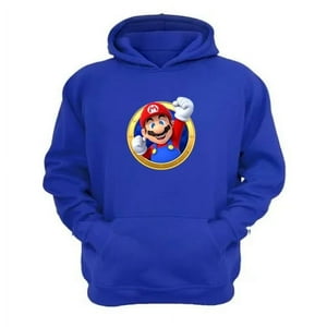 Genérico - Polerón Canguro Niño Plomero Rojo Azul Talla 10 Unisex